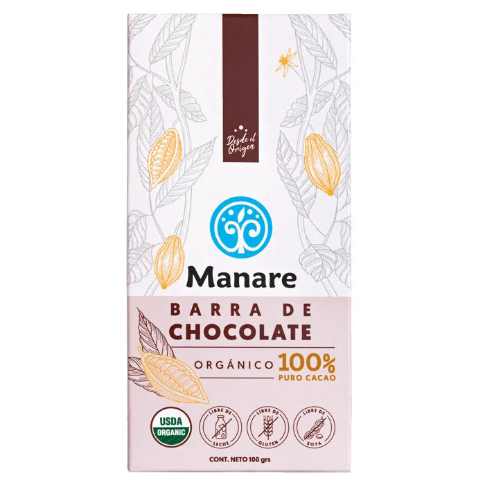 Barra Chocolate Orgánico 100% cacao