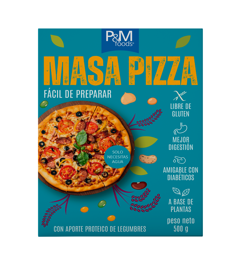 Premezcla Masa Pizza Sin Gluten 500 Gr